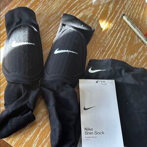 Nike Black Shin Socks